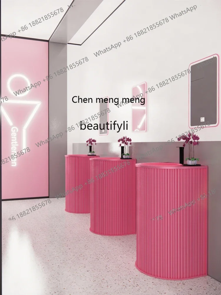 

Hot sales Column wash basin Color lamp personalized wash basin Commercial pool BBQ bar Industrial wind wash basin