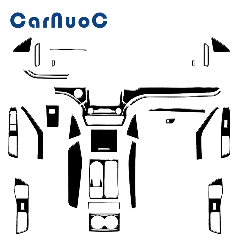 

Piano Black Car Interior Stickers For Ford Explorer 2020 2021 2022 2023 Gear Shift Panel Decorative Cover Trim Accessories