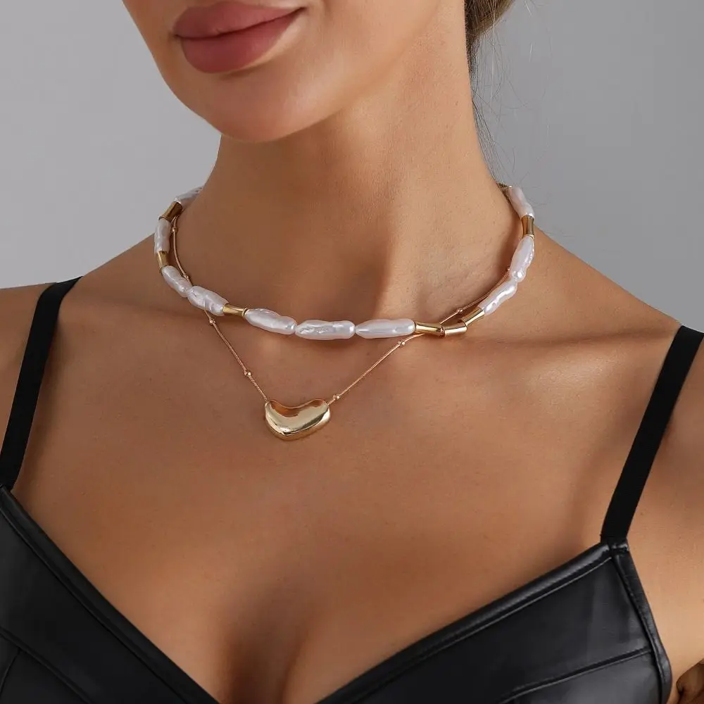 Luxury Alloy Geometric Charm Irregular Tassel Multi Star Clavicle Chain Jewelry Accessories Spicy Girl Style Collar Choker Gift