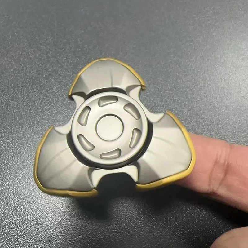 رواية مفتوحة درع تململ سبينر EDC المعادن اليد سبينر ADHD أداة لمكتب الإجهاد الإغاثة والاسترخاء ألعاب متململة هدية #2