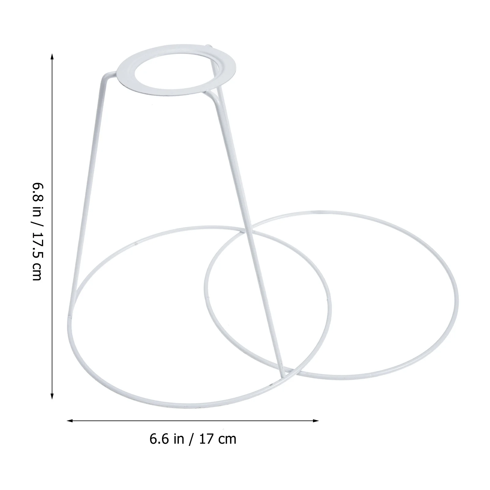 مخروط شكل عاكس الضوء إطارات DIY خمر سلك حلقة حامل ل قلادة مكتب أضواء الحديد معدن غطاء مصباح الإطار حلقة مجرب الدعم