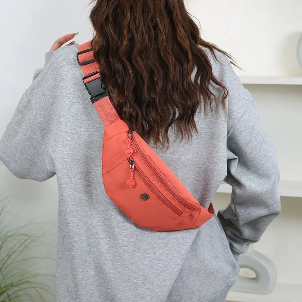 Modische Halbmond-Brusttasche aus Oxford-Stoff, große Kapazität, Umhängetasche, multifunktionale, wasserdichte Hüfttaschen, Unisex – Detail 10