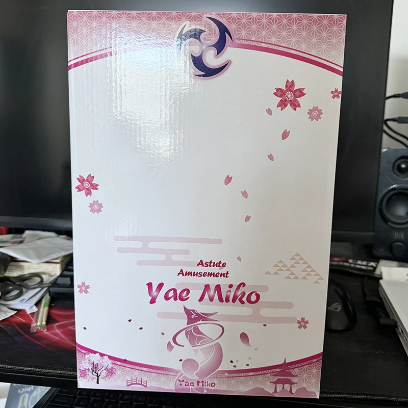 Genshin Impact รูป Yae Miko อะนิเมะตัวเลขสาว Kawaii อะนิเมะรูปปั้นสะสมที่กําหนดเองชุด Decor ของขวัญ
