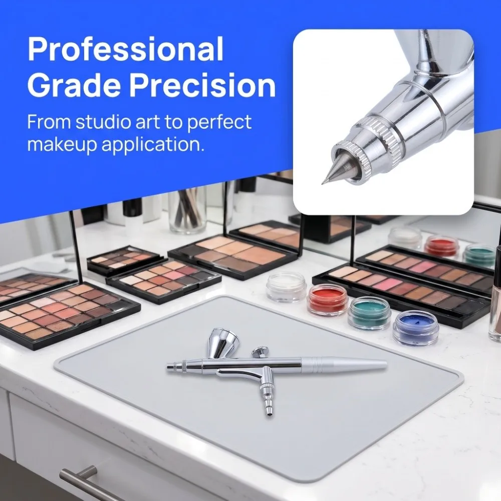 Gravity Feed Airbrush Sprayer Smooth Precision Airbrush Tool Handheld Light Weight Art Spray Painting Kit Facial Art Painting