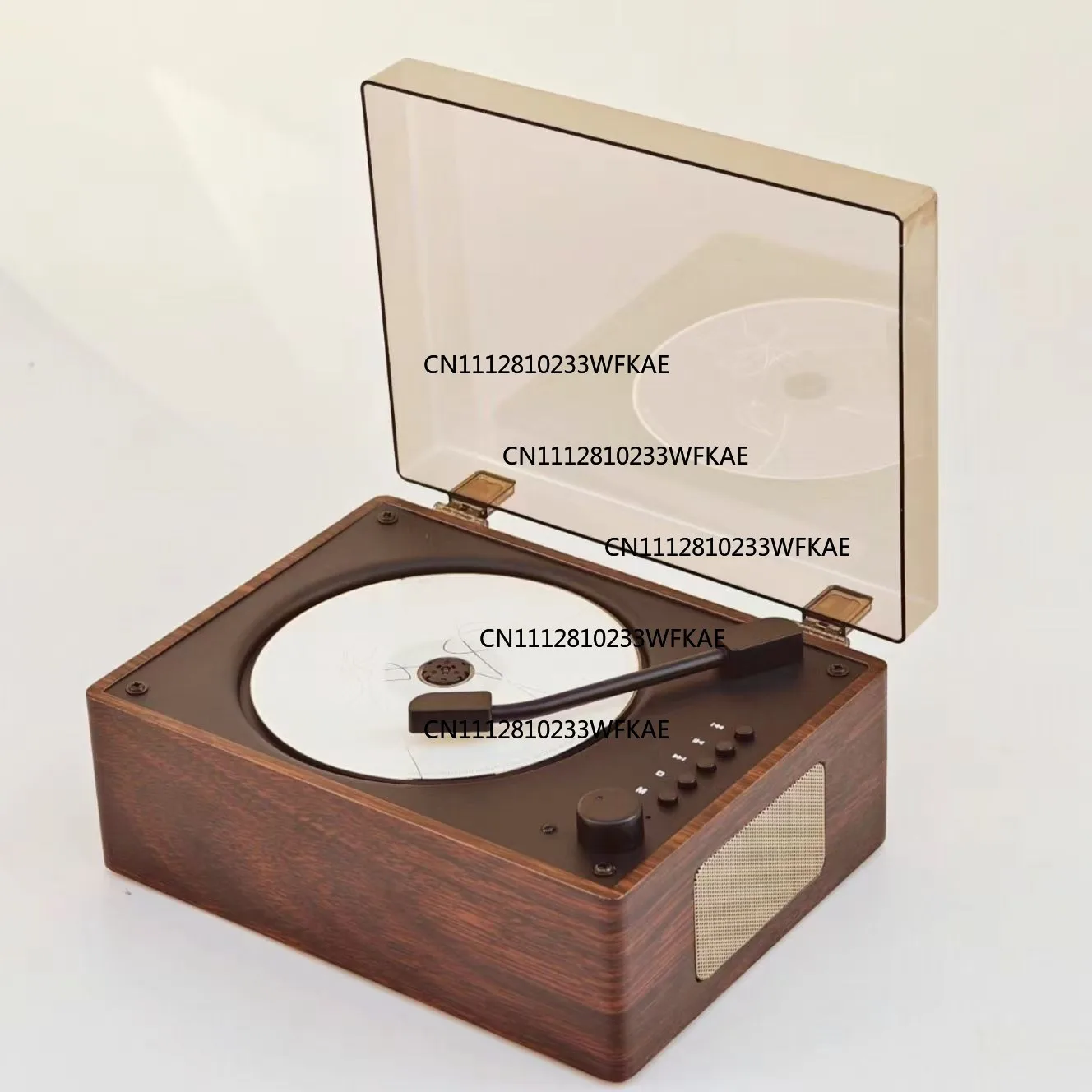 Retro album CD player vinyl bluetooth speaker turntable CD player rechargeable home CD player