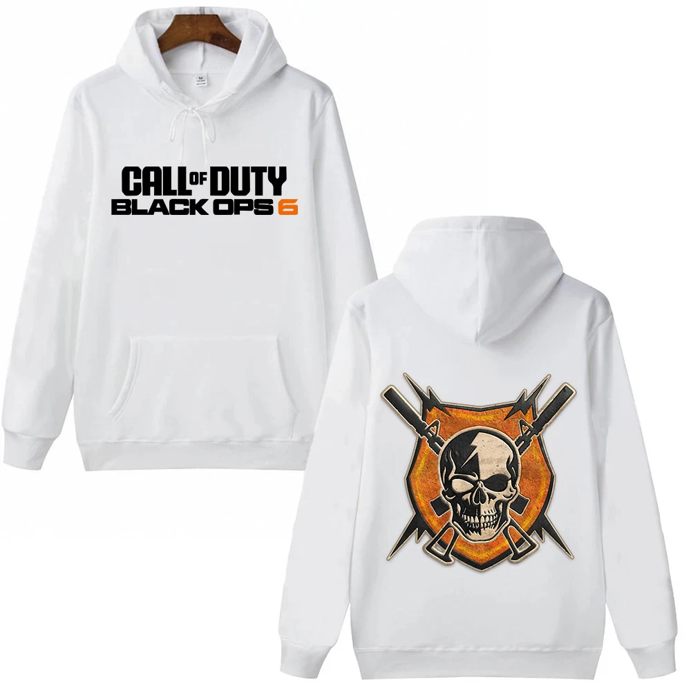 Call of Duty Black Ops 6. Bluzy Mężczyźni Kobiety Bluzy Harajuku Bluzy ze sznurkiem Odzież męska Pulower z długim rękawem Jesienne topy