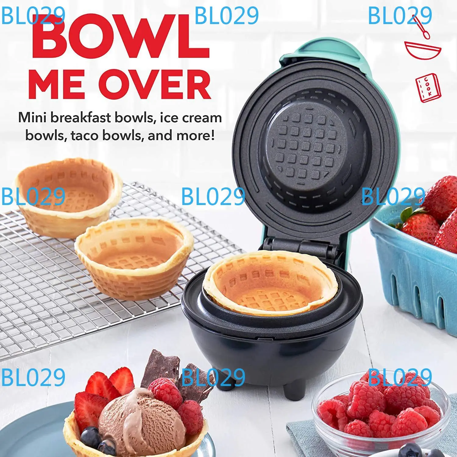 

110 В 220 В вафельная миска машина для завтрака, машина для изготовления тортов, машина для яичных пирогов, машина для мороженого, машина для яичных рулетов