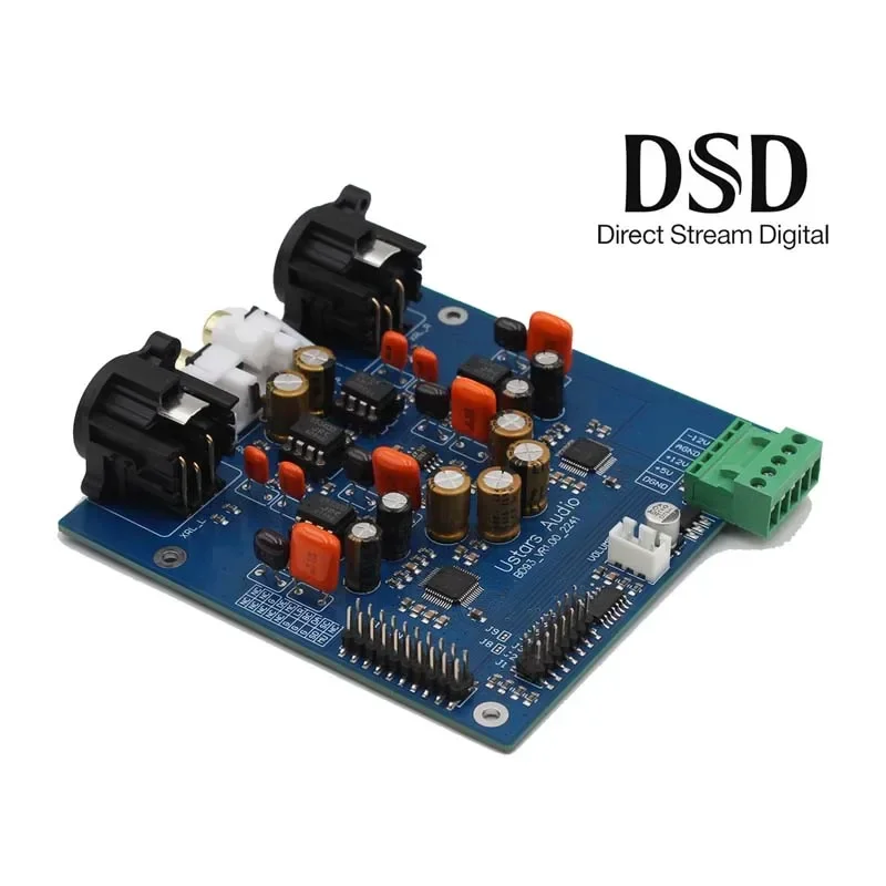 BD93 Dual AK4493 SEQ DAC HiFi Decoding DSD Soft Control Decoding Board Balanced Output 32Bit PCM384KHz DSD Hard Solution