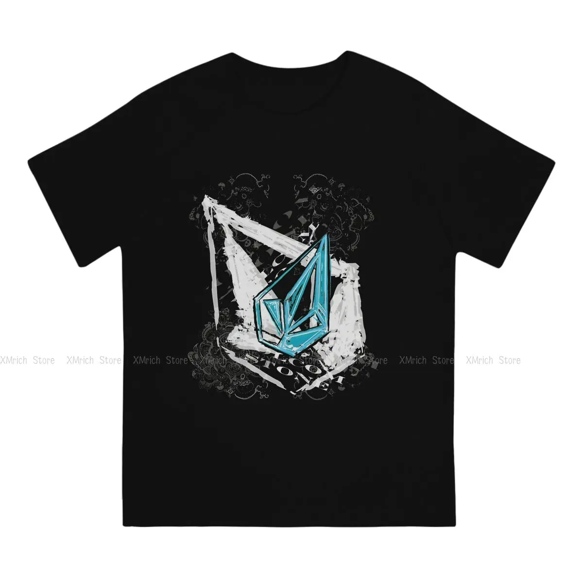 Fun Cool T-Shirt Men Crew Neck 100% Cotton T Shirt Volcom Short Sleeve Tee Shirt Gift Clothing