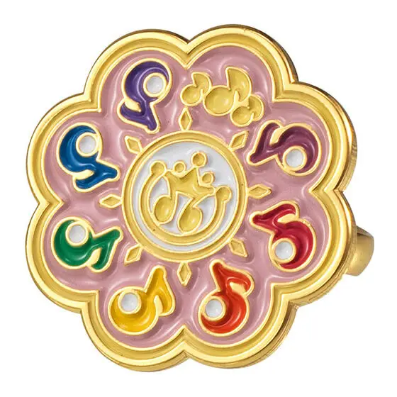 

Japanese Genuine Gacha Scale Model Magical DoReMi Transformation Device Prop Ring Ojamajo Doremi Action Figure Toys