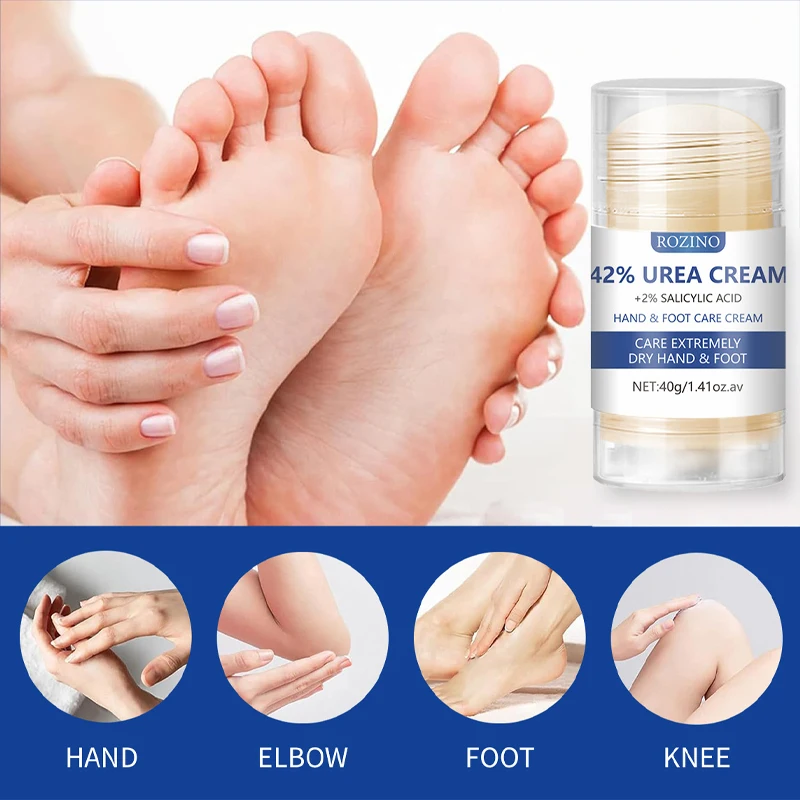 

40g Ultra-Hydrating 42% Urea Foot Cream Aloe Vera for Softening Dry Cracked Feet - Gentle Exfoliation Daily Foot Care Solution