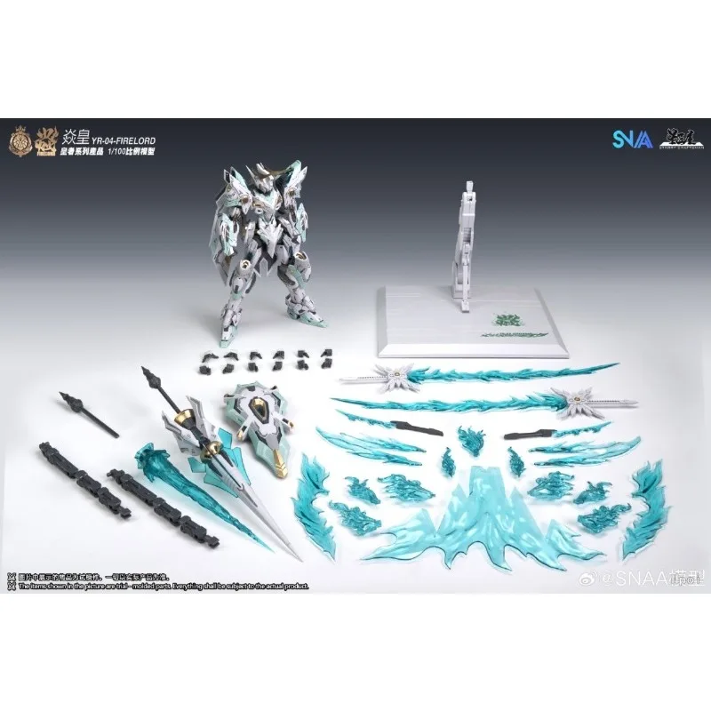 Novo modelo 1/100 snaa original série imperador kangyan soul- yanhuang móvel montado modelo de brinquedo presente coleção em estoque