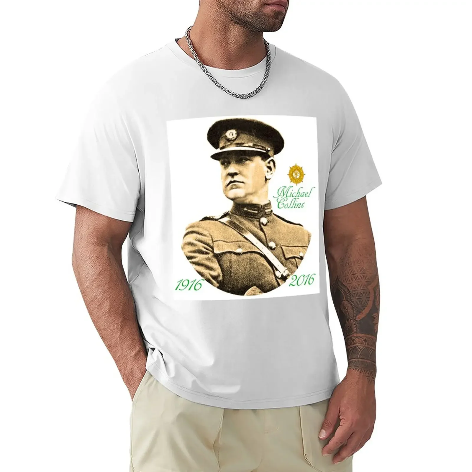 Michael Collins 1916-2016 T-Shirt anime customizeds boys whites mens graphic t-shirts funny