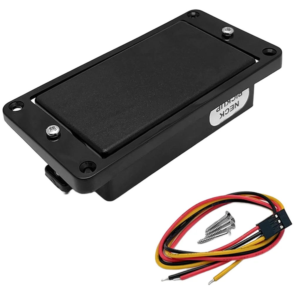 Active Dual Coil Humbucker Pickup Set Black High Output For 6 String Electric Guitar HH Configuration And Play Musical Inst
