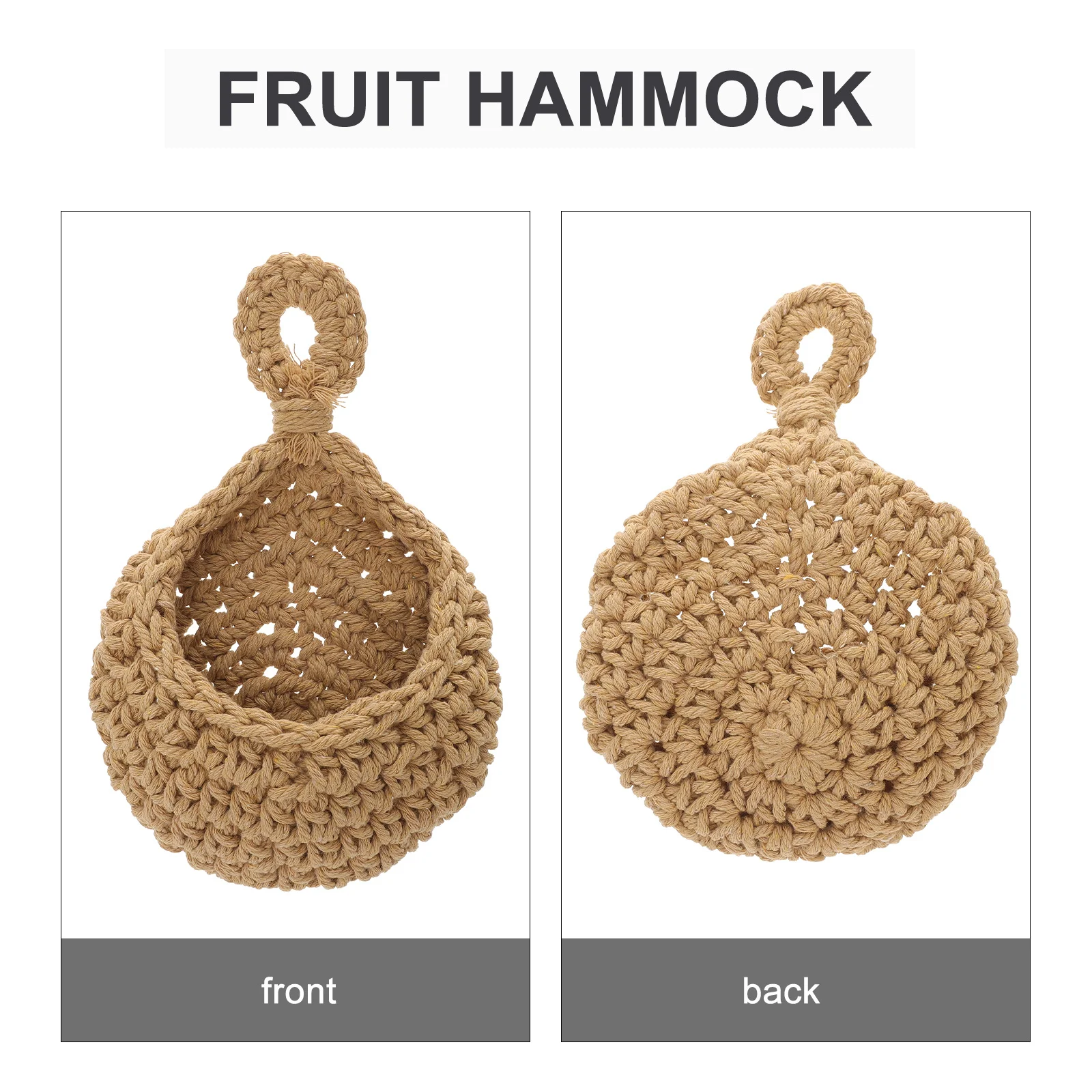 1 قطعة سلة تخزين الخضروات الفاكهة معلقة المنسوجة حبل المنظم المطبخ جدار ديكور للموز البصل الطماطم البطاطس معلقة