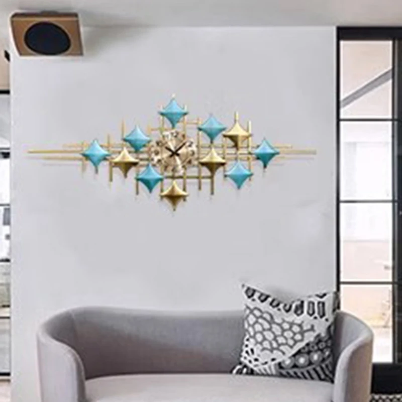 Modern Large Wall Clocks Luxury Living Room Restaurant Nordic Wall Watch Silent Minimalist Horloge Murale Home Decoration