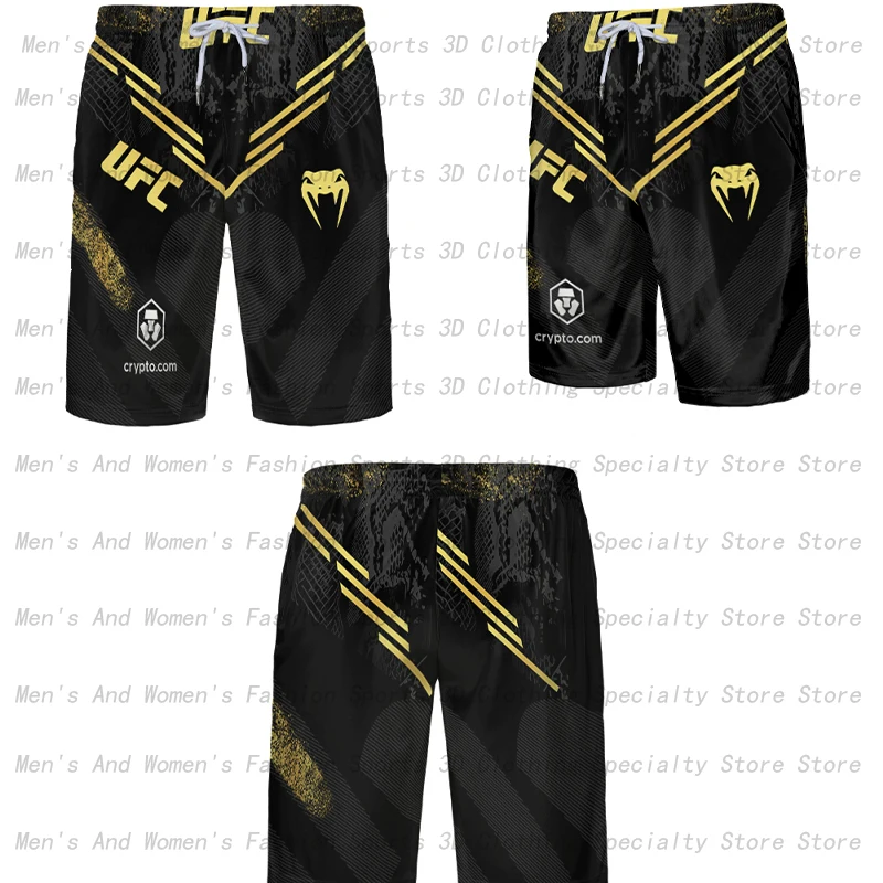 2025 verão new3d esportes radicais ao ar livre boxe shorts venda quente ufc competição velocidade secagem rua praia shorts casuais