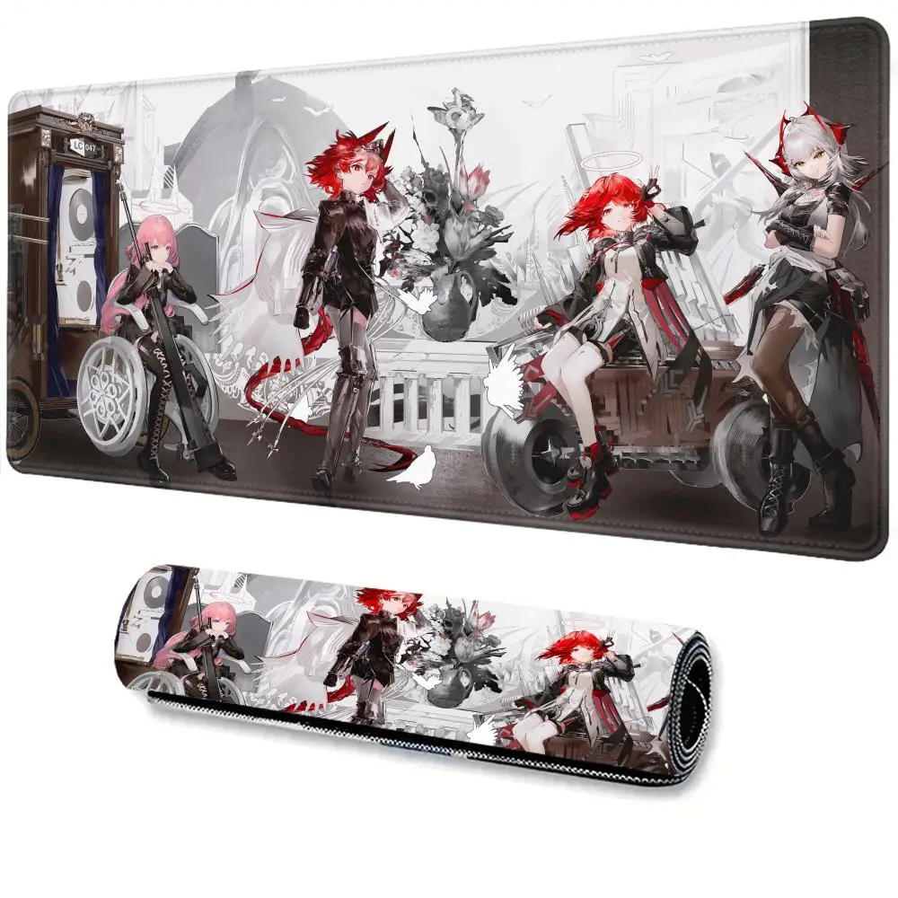 

Arknights Gabinete Mouse Pad Exusiai the New Covenant XL Large Custom Home New Mousepad XXL Desk Mats Rubber Soft Table Mat