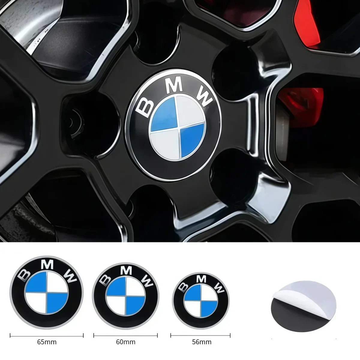 

BMW GROUP 4Pcs 56/65/70MM Car Wheel Hub Center Cover Stickers For BMW M M3 M5 M6 X3 E46 E90 E39 E87 F10 F20 F30 G20 E60 E36 E34
