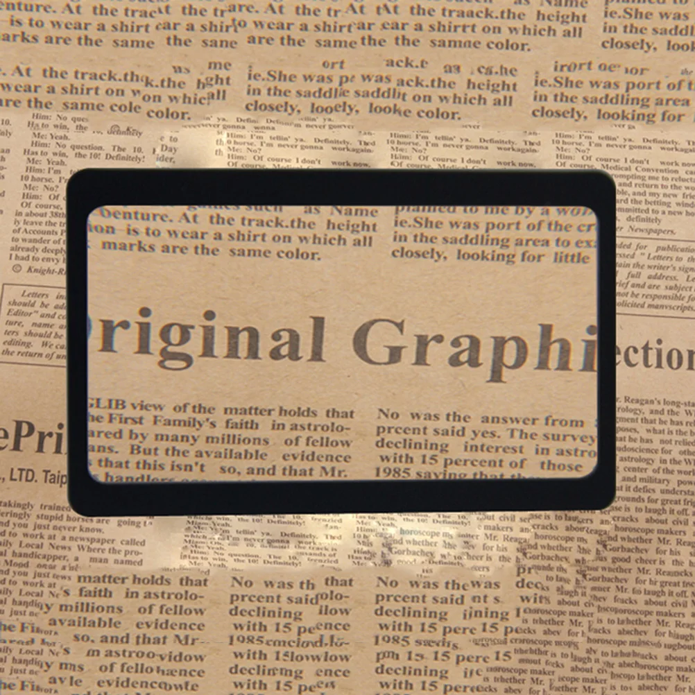 3X Reading Credit Card Pocket PVC Magnifier Magnifying Tool Wallet Clip Loupe Lens For Reading Color Random