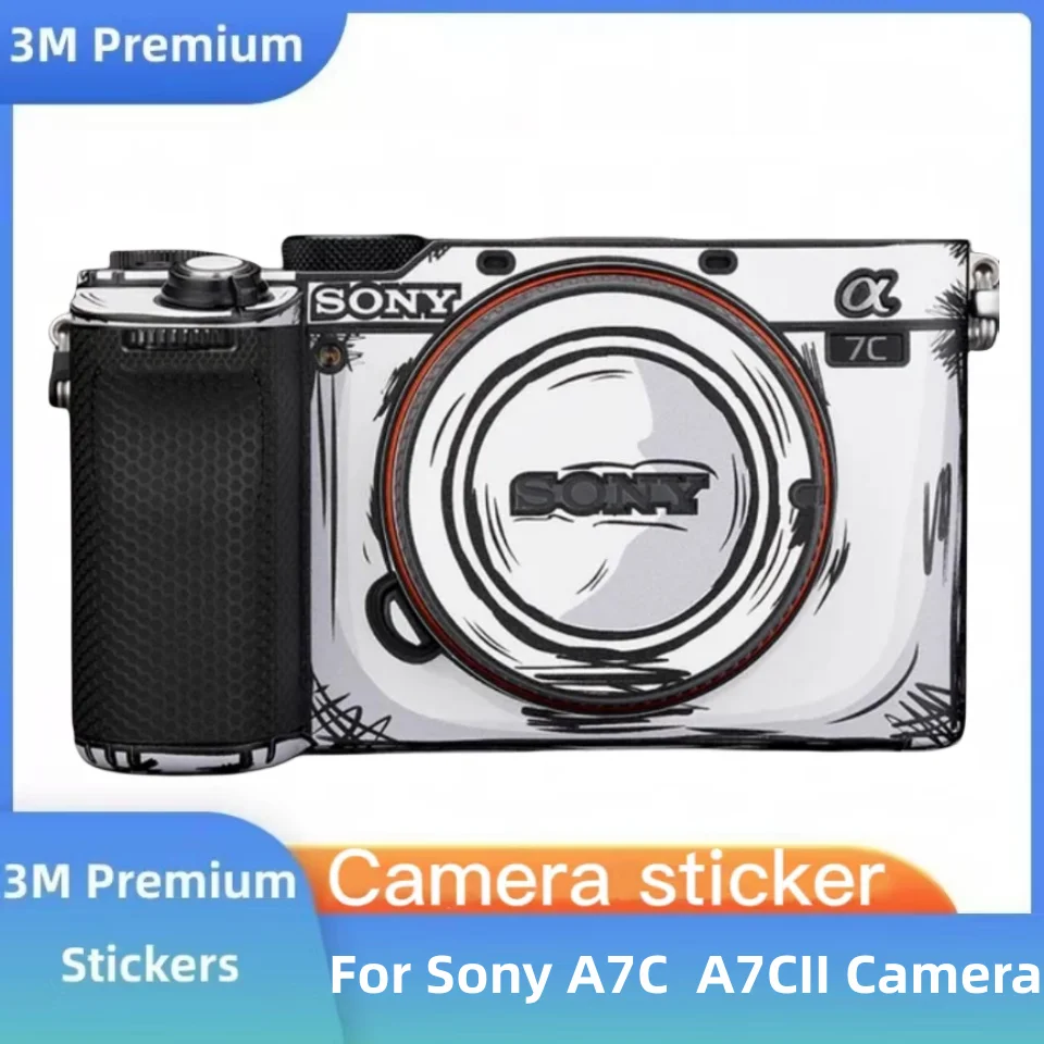 

Stylized Decal Skin For Sony A7C / A7CII Camera Sticker Vinyl Wrap Anti-Scratch Film A7C2 A7CM2 A7C Mark II 2 M2 Mark2 MarkII