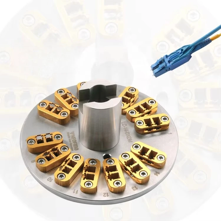 LC-14-DXDM Uniboot Adapt to Domaille Polishing Machine Used for Connector Fiber Optic Polishing Fixture