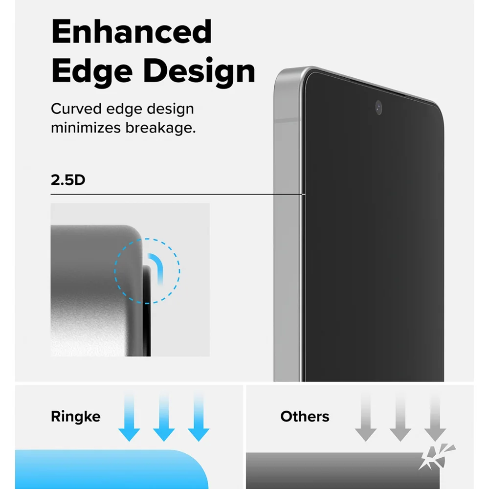 Szkło hartowane Ringke Easy Slide kompatybilne z Samsung Galaxy S26 Ultra [Łatwa instalacja] 2 sztuki — zdjęcie produktu 6