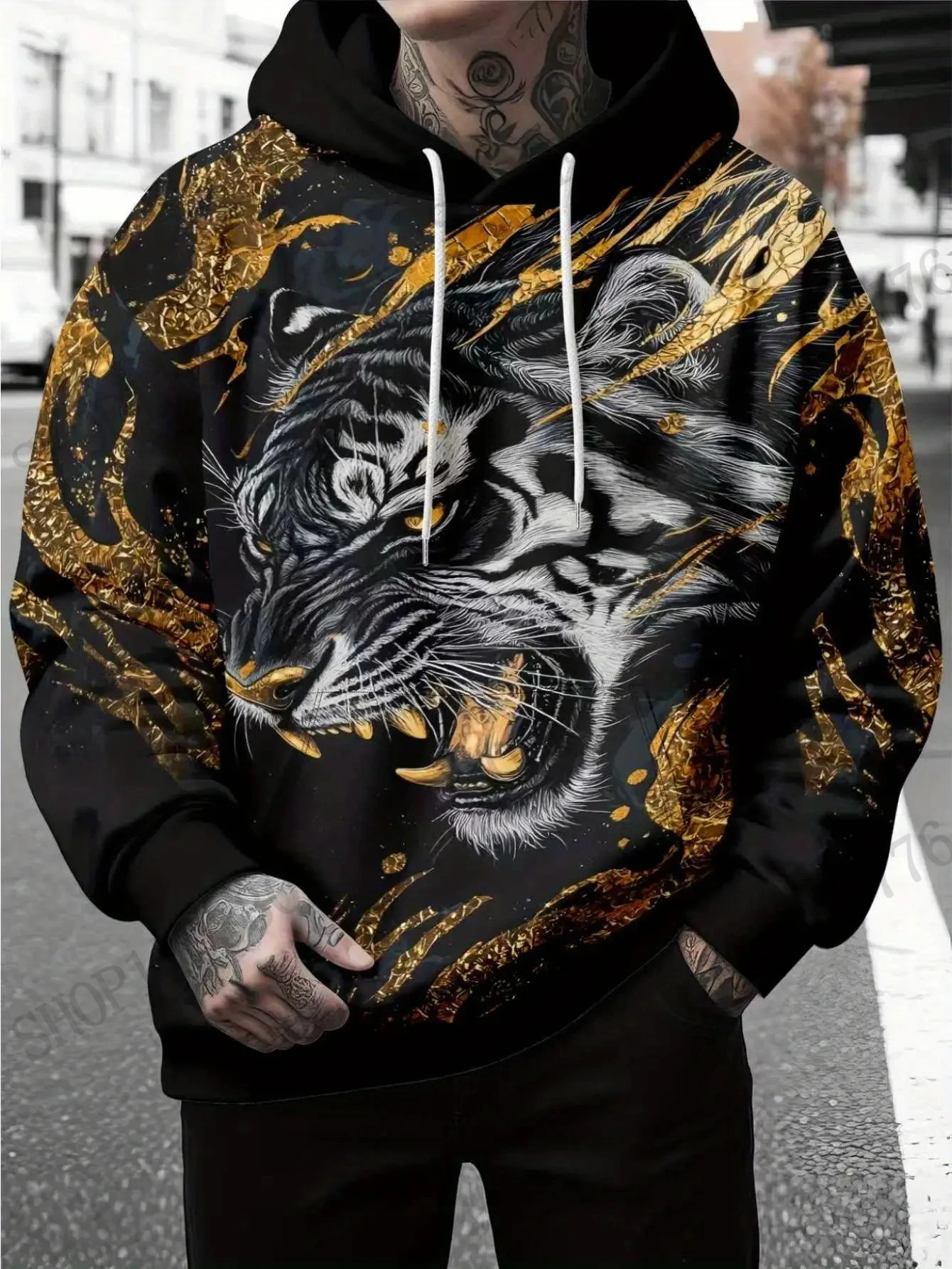 

Толстовка с 3d принтом животного, тигра, льва, для мужчин и женщин, модный спортивный костюм, уличная толстовка с капюшоном, толстовка большого размера для мужчин, sudadera hombre