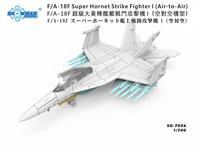 Snowman SG-7036 1/700 Scale F/A-18F Super Hornet Strike Fighter I (air to air)