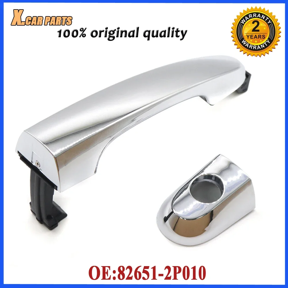 Front Left Outside Outer Exterior Door Chrome handle Cap Cover 82651-2P010 For Kia Sorento 2011 2012 2013 2014 2015 82661-2P010