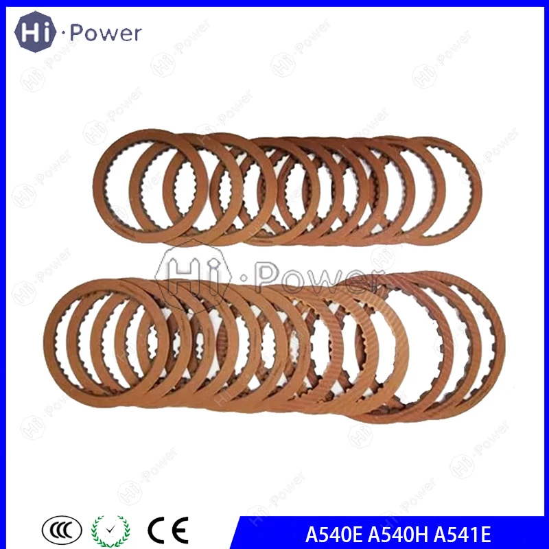 

A540 A540E A540H A541E комплект для восстановления фрикционных дисков автоматической коробки передач для TOYOTA LEXUS, комплект дисков сцепления автомобиля коробки передач