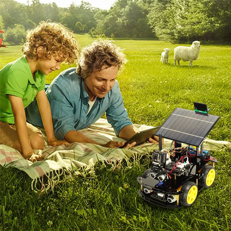 FGGS-Solar Camera Programming Education Robot Car Ultrasonic Intelligent Programming Car