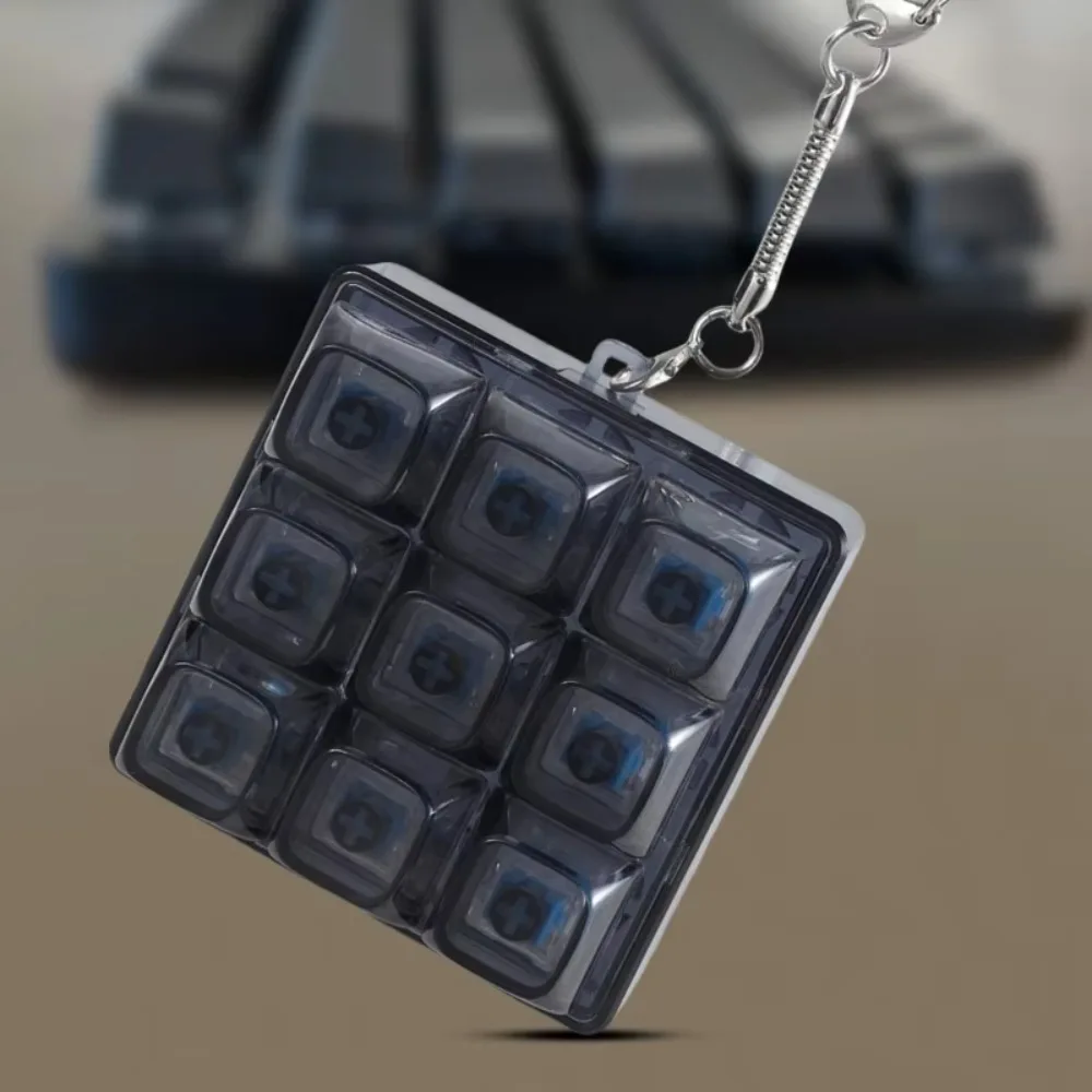 

Relaxing DIY Keyboard Fidget Keychain Keys Button Keycap Finger Keyboard Caps Pass The Time Relief Stress Pinch Toy Adult