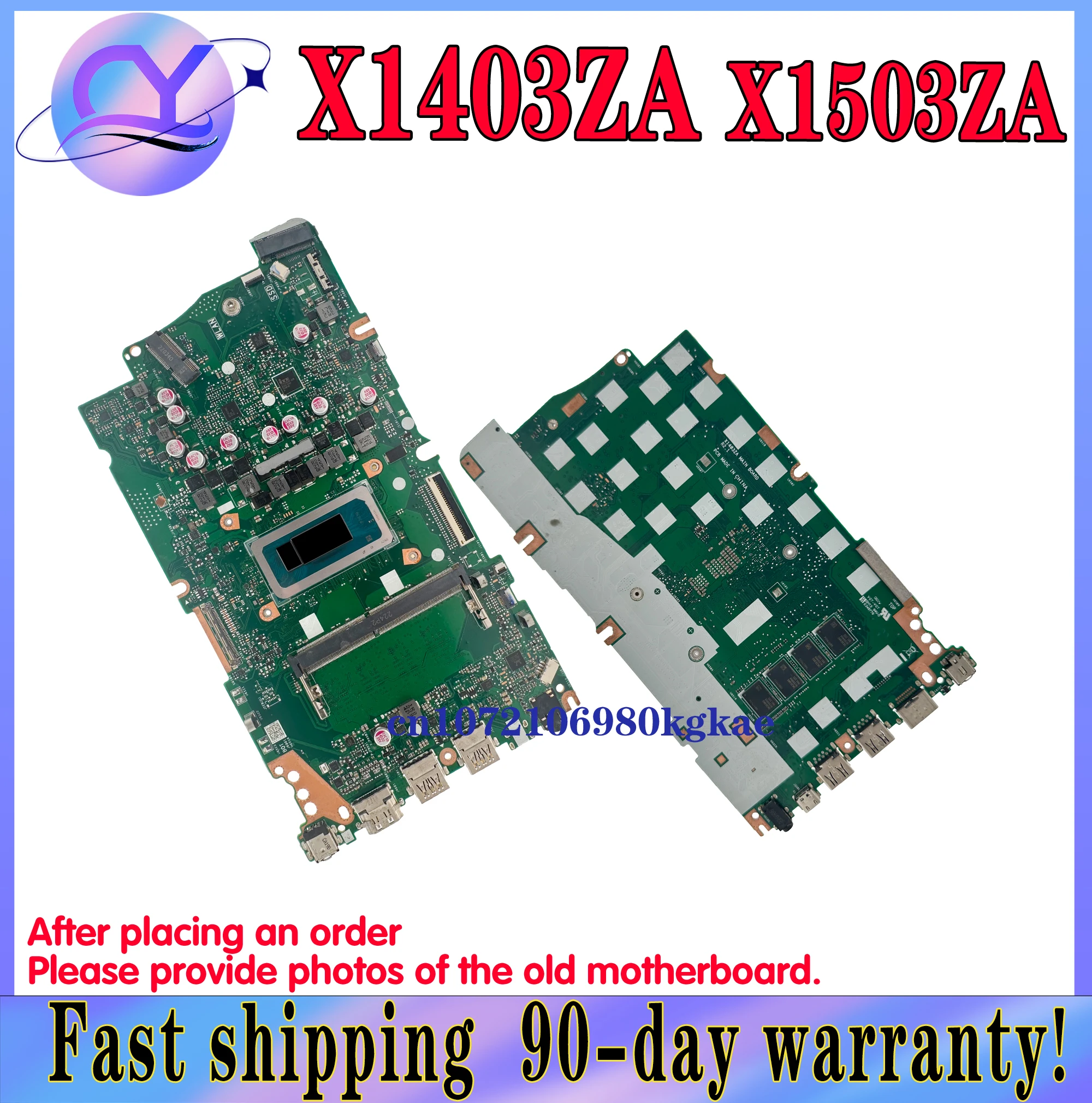 Placa base X1403ZA X1602ZA X1505VA X1502ZA X1503ZA para portátiles ASUS X1603ZA X1405ZA X1505ZA X1605ZA X1703ZA X1702ZA