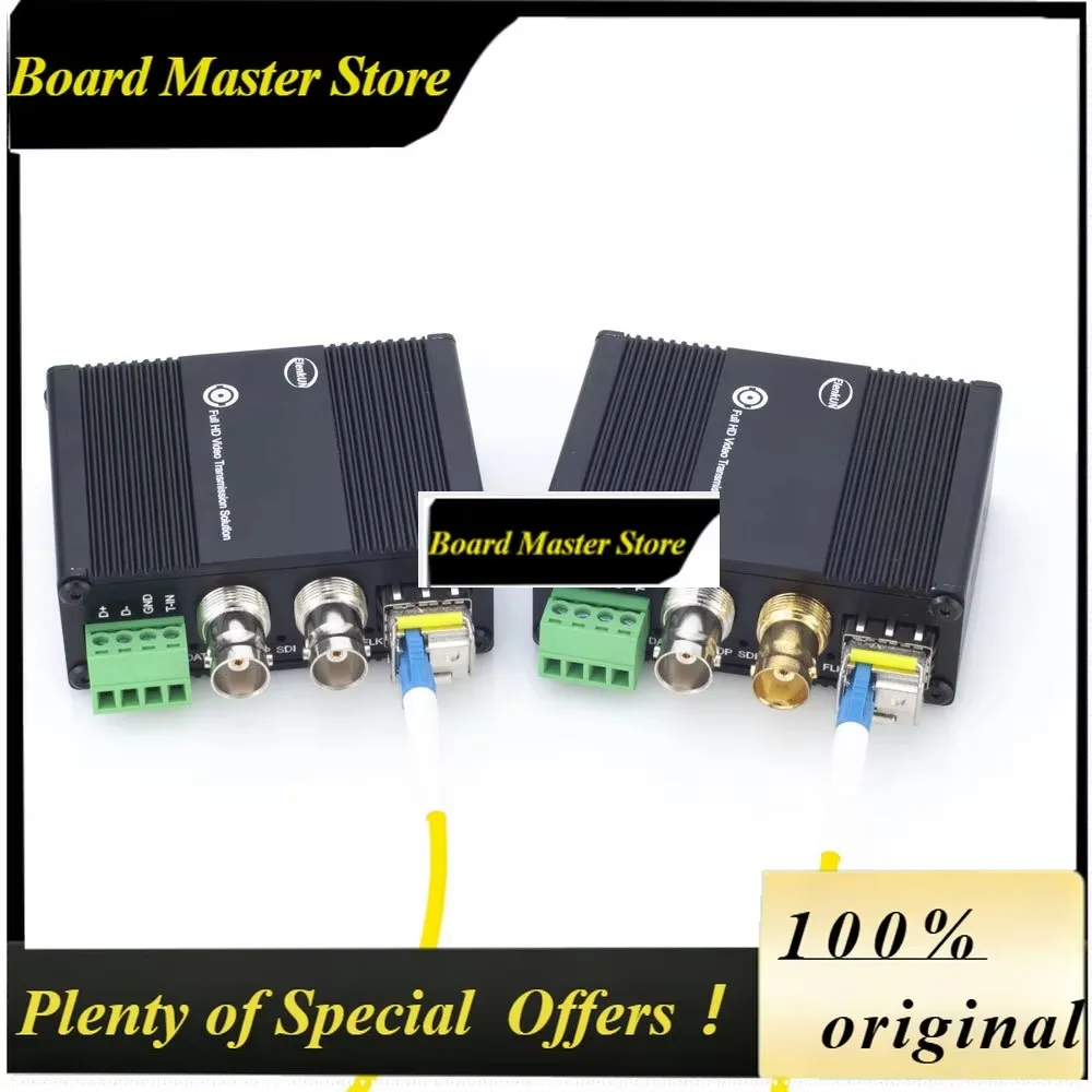BoMaSHd/3g Sdi Fiber Converter, 1080p 30/60hz Fiber Optical Transceiver With Loop Output, Tally, Rs485, 20km, Lc, Optical Extend