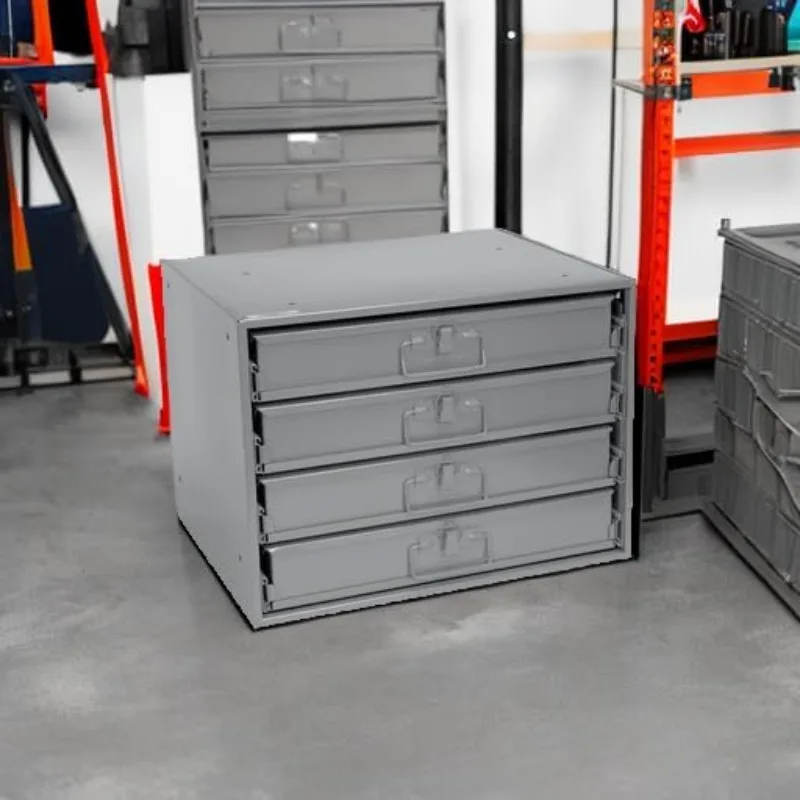Global Industrial Durham Steel Compartment Box Rack, 20