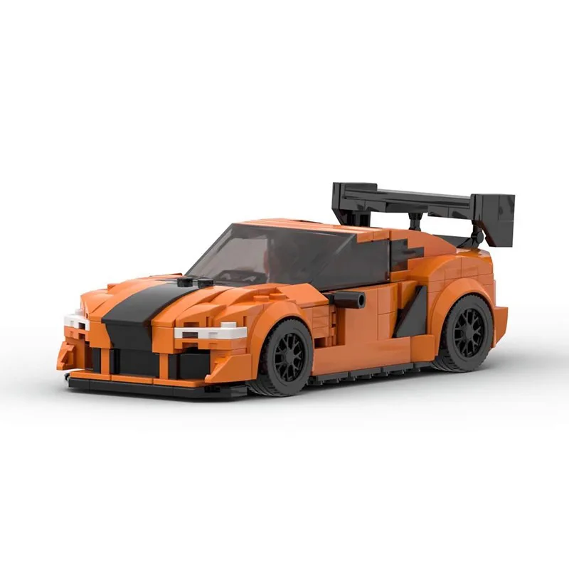 Daz JDM Performance Car Building Blocks Retro Japanese Coupe Model DIY Brick Toy for Collection Display
