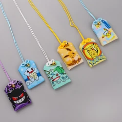 Omamori Anime Key JeWomen Porte-clés, Ornement de broderie de dessin animé, Pendentif mignon, Cadeau roman, Accessoires de mode