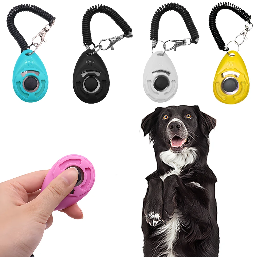 New Dog Training Clicker, Portable Pet Training Clicker Device, Easy Pet Obedience Training Tool, 1PC