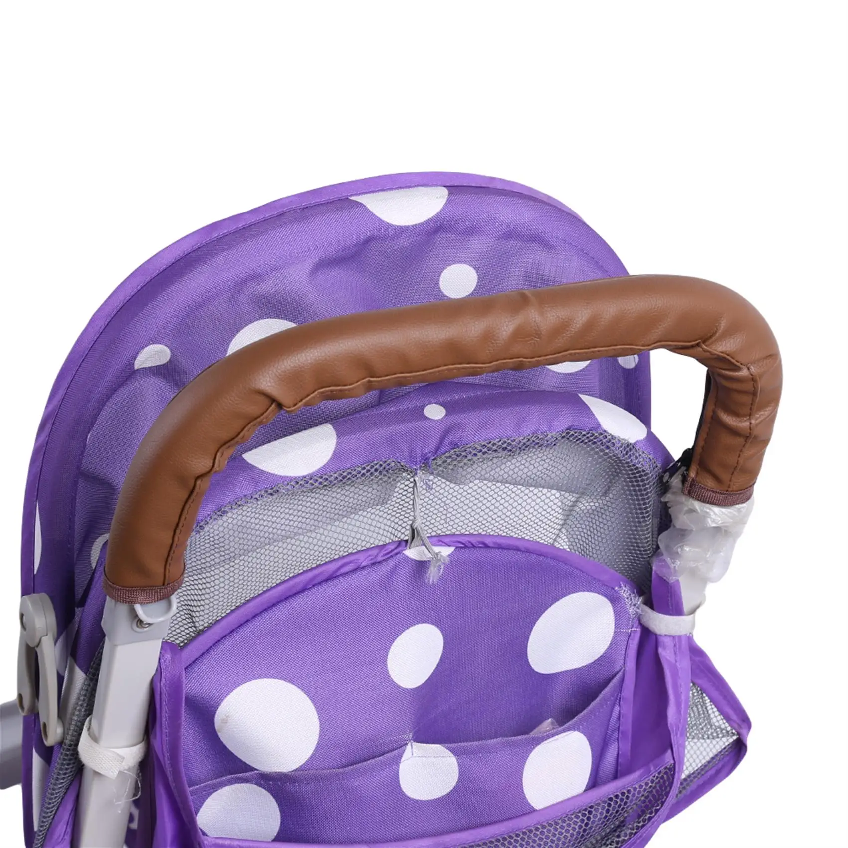 Baby Stroller Leather Handle Covers Trolley Armrest Protective Case Baby Cart Zipper Protector Cover Pushchair Accessories NEW