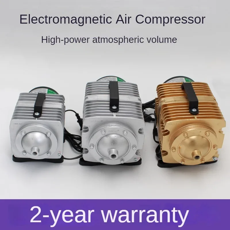 Elektromagnetyczna sprężarka powietrza przenośny akwarium Koi Bubble akwarium pompa powietrza staw Aerator ACO-208 ACO-308 ACO-318