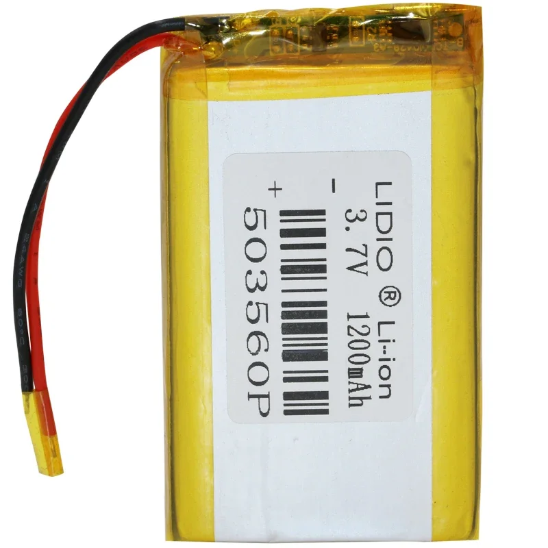 Bateria litowo-polimerowa 3,7 V1200 mAh 503560   lampka do butów dla koni aparat do pielęgnacji urody i zdrowia