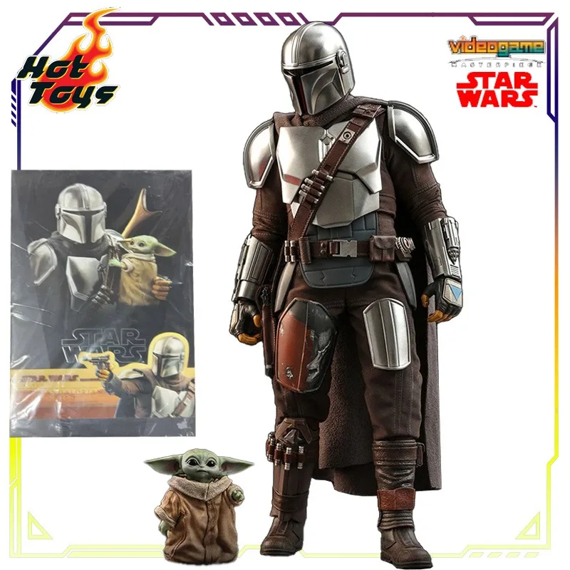 

HOT TOYS Original 1\6 Movable Doll 014 Star Wars American TV Series Mandalorians and Baby Yoda Anime Action Figure Model Toys