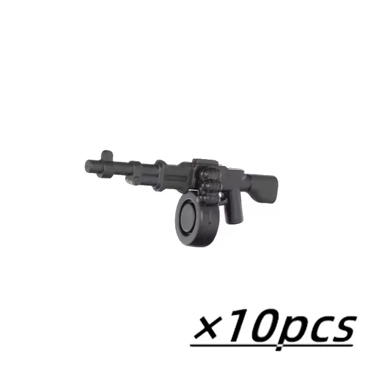 WWII Militärwaffen MOC Bausteine Figuren Soldatenzubehör US Sowjetische Gewehr Mini-Pistole Rakete MG42 RPG Kugel Spielzeug Geschenk – Detail 28