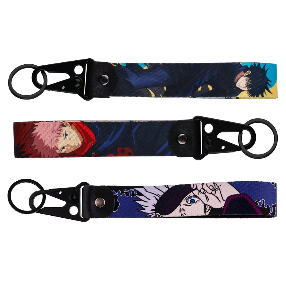 

Japanese Anime Key Tag Key Chain for Motorcycles and Cars Key Ring Key Fobs Holder Chaveiro Accessories