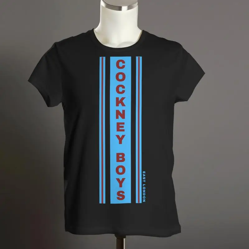 Футболка COCKNEY BOYS | Западная стратфордская ветчина | Бордовый синий | Восток Лондон Футболка COCKNEY BOYS | Западная стратфордская ветчина | Бордовый синий | Восток Лондон