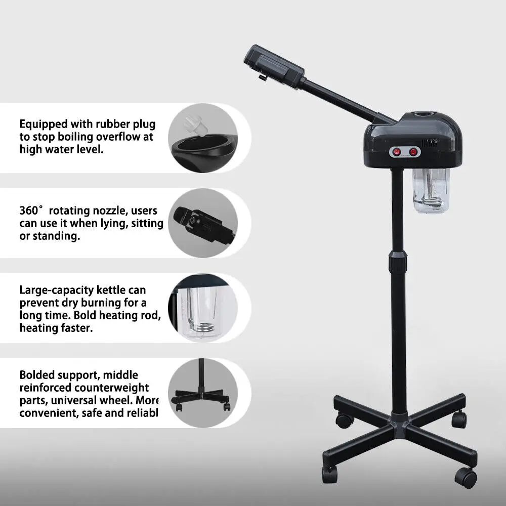 Pulverizador facial 800W dos cuidados dos termas do vapor da máquina do rejuvenescimento da pele do íon do vapor