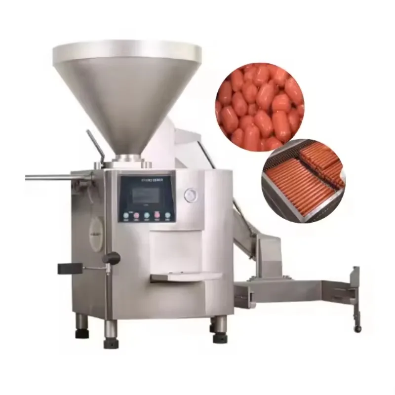 Automatic Commercial Easy to Operate Pneumatic Quantitative Twisting Enema Machine Sausage Stuffer Machine