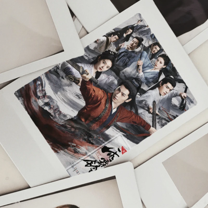 

30/50PC Yang Yang Fang Yilun Zhang Ruonan TV Zhan Zhao Adventures Bai Yutang Drama Stills Double-sided Print 3 Inch Small Card
