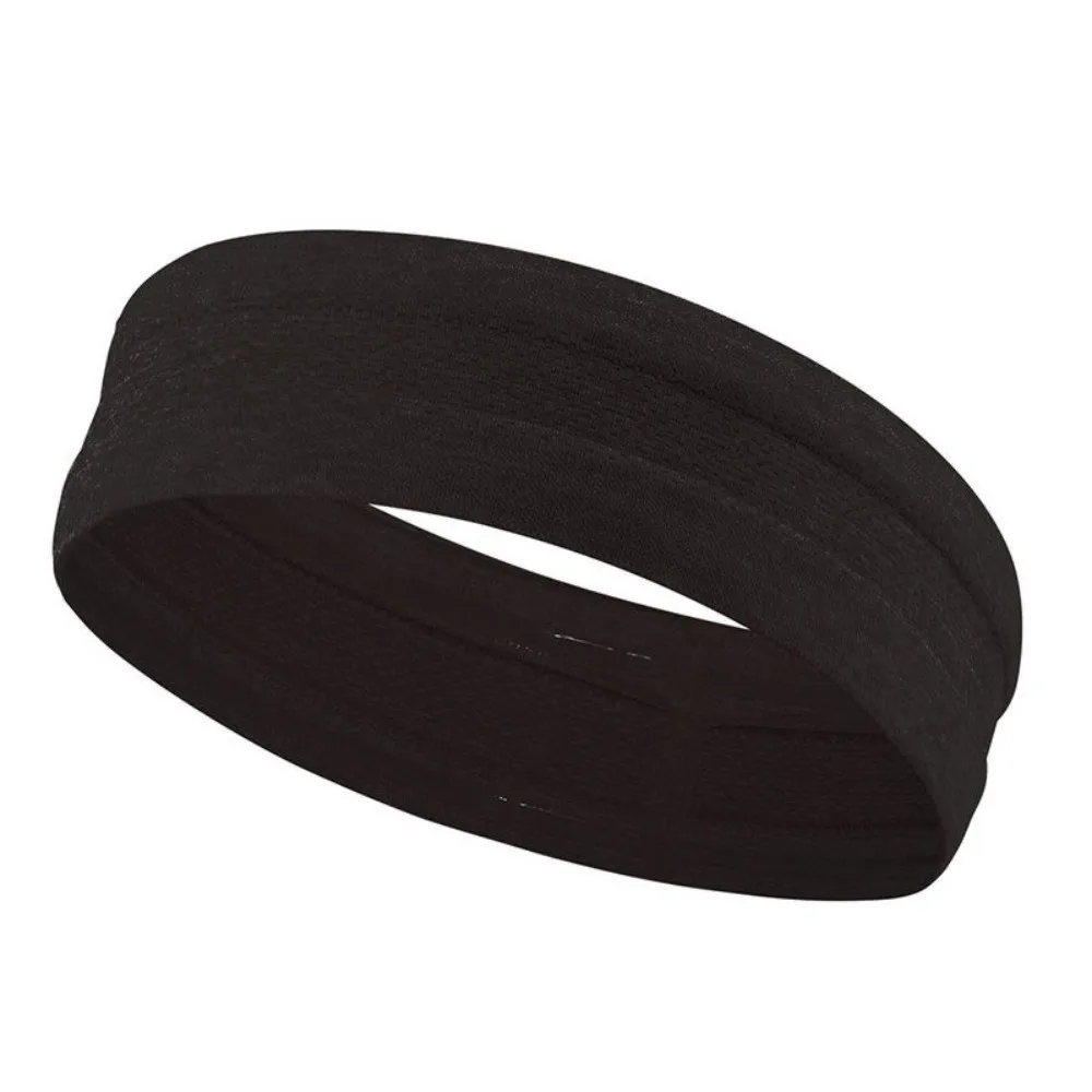 New Elastic Sports Headband Non-Slip Sweat Absorbing Fitness Headband Breathable Multicolors Yoga Headband for Men Women